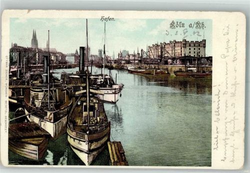 Köln Altstadt-Süd 101 1902 Hafen