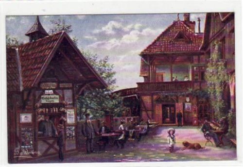 Wartburg Wartburg i. Thür. Eingang zur Restauration ungelaufen Top Erhaltung.