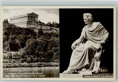 Regensburg Walhalla König Ludwig I. Hüttenstempel
