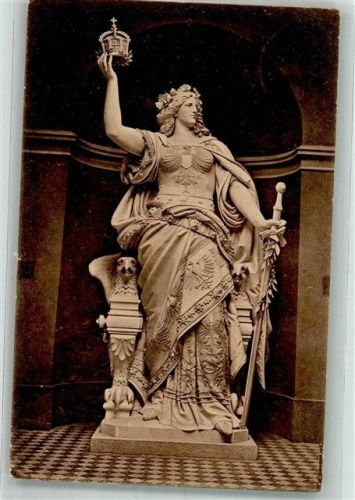 Niederwalddenkmal 1915 Skulptur Germania von Johannes Schilling
