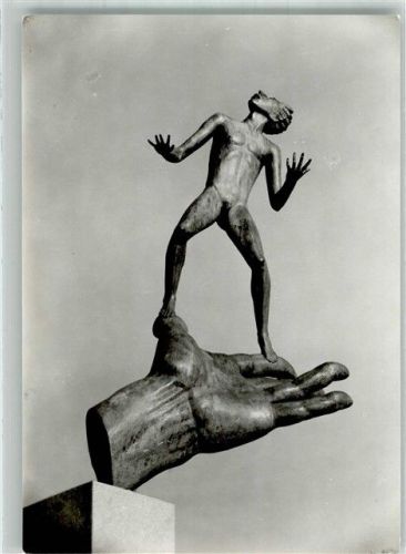 Stockholm Skulptur Die Hand Gottes von Carl Milles
