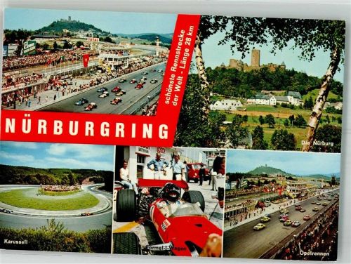 Nürburg Karussell Formel-1-Rennwagen Opelrennen