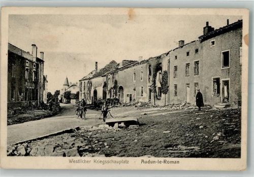 Audun-le-Roman Feldpost WK I Westlicher Kriegsschauplatz