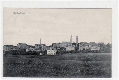 Zschadrass gelaufen von 1907. Leichter Stempeldurchdruck, sonst gut erhalten.
