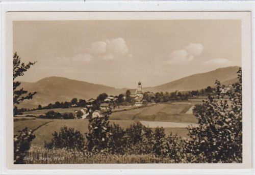 Berg bei Metten / Kreis Deggendorf. Gesamtansicht. Ungelaufen. Sehr gute Erhaltung.