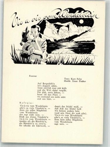 Vis a vis v. Wendelstein Text Kurt Feltz Musik Ernst Fischer