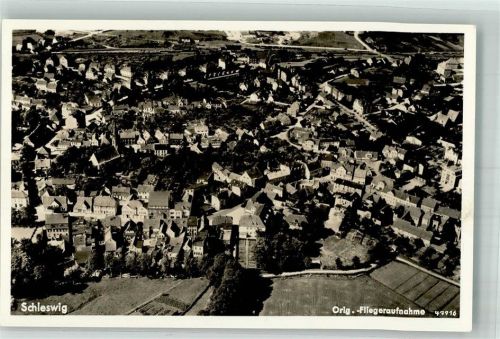 Schleswig 1939 Fliegeraufnahme der Stadt