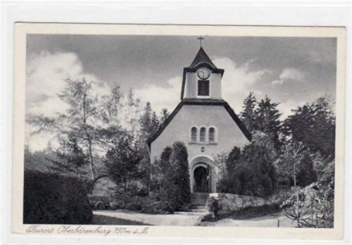 Kurort Bärenburg Oberbärenburg i. Erzgeb. mit Waldkapelle gelaufen von 1935. Gute Erhaltung.