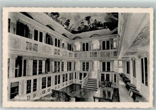 Amorbach Büchersaal im Kloster Amorbach Fotograf Fahs