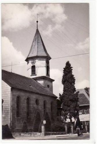 Kirche in Schopfloch / Mfr gelaufen 1959. Gute Erhaltung.