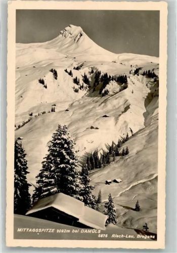 Damüls 1942 Faot Risch-Lau Mittagsspitze