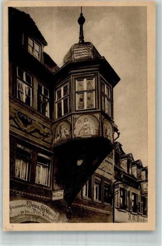 Würzburg Erker am Weinhaus Drei Kronen Verlag Sattler Serie Erker No. 825