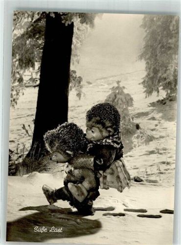 Mecki trägt Igelfrau durch den Schnee Diehl-Film 56