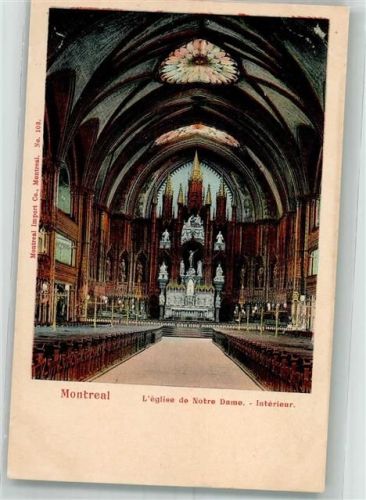 Montreal Kirche Notre Dame innen