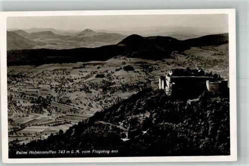 Neuffen Fliegeraufnahme Ruine Hohenneuffen