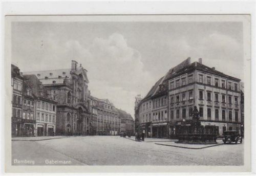 Bamberg Bamberg. Gabelmann gelaufen am 06.08.1941. Gute Erhaltung.