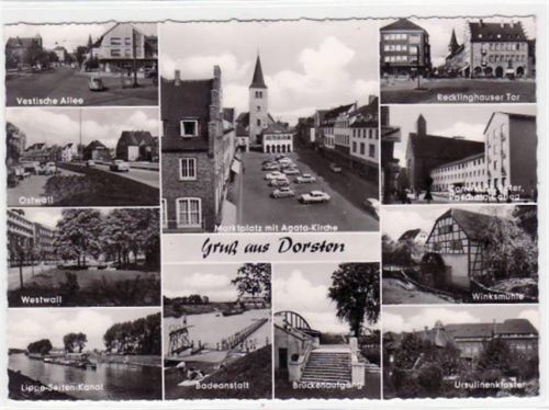 Dorsten mit 11 Abbildungen gelaufen, mit Marke und Stempel von 1950. Leicht bügig, sonst gut erhalten