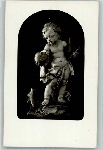 St. Gallen Kinderskulptur mit einem Kopf in der Hand an der Ecke Multergasse-Marktgasse und Speisertor Ort lt. Fotograf Baumgartner