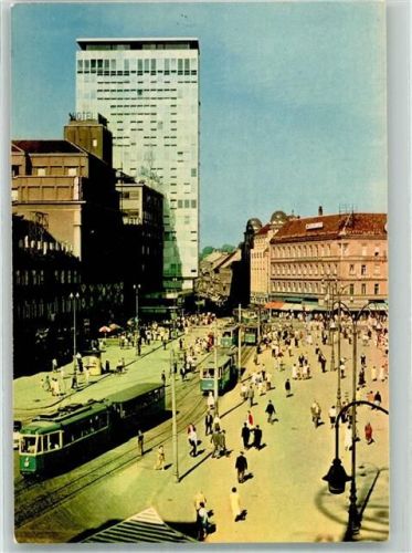 Zagreb Straßenbahn Platz der Republik