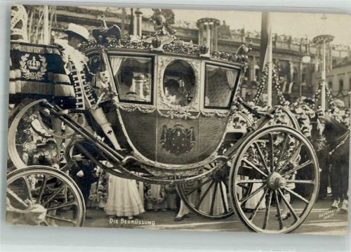 Berlin Mitte 1905 Einzug der Herzogin Cecilie zu Mecklenburg-Schwerin anlässlich der Hochzeit mit Prinz Wilhelm Ort lt. Recherche
