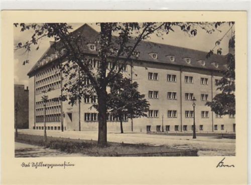 Posen AK aus Posen Poznan Schillergymnasium, aus der Bildreihe: Das schöne Posen Reichsgau Wartheland, Verlag: Foto-Stewner Posen, ungelaufen top Erhaltung.