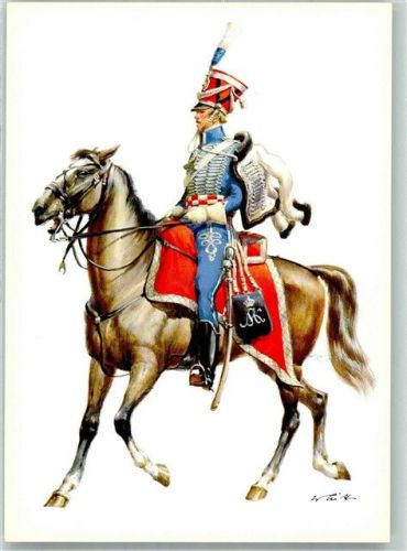 sign. Tritt W. 2. Husaren Regiment Husar