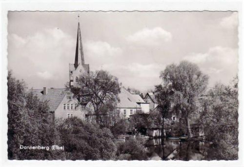 Dannenberg. ein Blick auf den Kirchturm ungelaufen Gute Erhaltung.