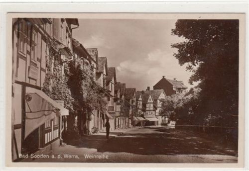 Bad Sooden-Allendorf Bad Sooden an der Werra. Weinreihe ungelaufen Gute Erhaltung.