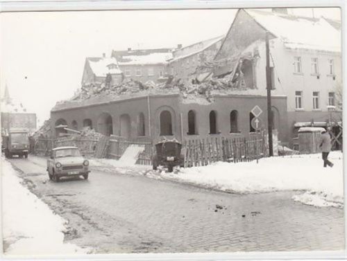 Schleiz Altes Foto Schleiz. Neugestaltung der Stadt März 1988 / III Maße: ca. 14,8 x 10,6 cm. Gute Erhaltung.
