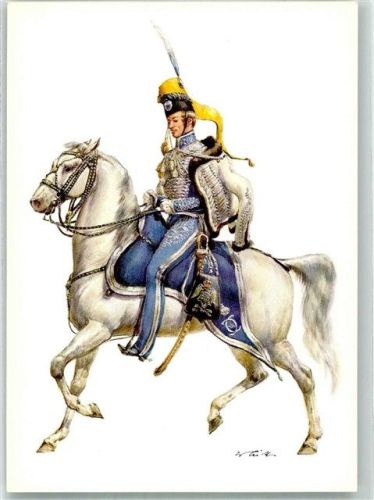 sign. Tritt W. Leibgarde zu Pferd Offizier Königreich Schweden 1835