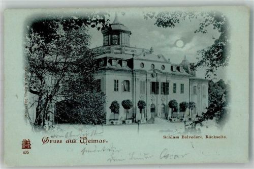 Weimar 1898 Schloss Belvedere Verlag Reinicke & Rubin 435
