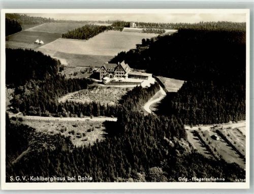 Dahle Fliegeraufnahme S.G.V. Kohlberghaus Freigeg. d. R.L.M.