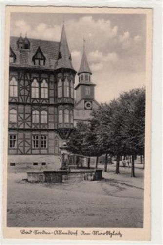 Bad Sooden-Allendorf Bad Sooden - Allendorf. ein Blick auf den Marktplatz ungelaufen Gute Erhaltung.