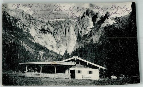 Scharitzkehlalm - Alpe mit hohem Groll 1024 m Hüttenstempel