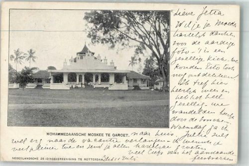 Rotterdam 1904 Mohammedaansche Moskee te Garoet Ort lt. Stempel