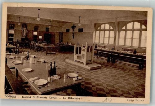 Ouges 1934 Institut St. Francois Xavier Le Réfectoire Domois