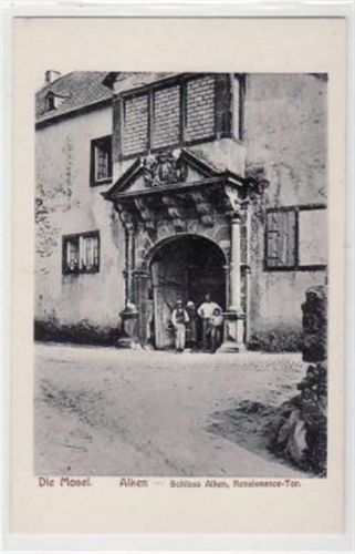 Alken Alken mit Schloss, Renaissance - Tor ungelaufen Top Erhaltung.