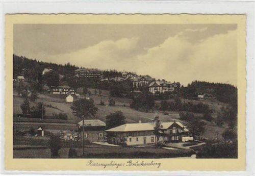Brückenberg Brückenberg - Bierutowice / Kreis Hirschberg - Jelenia Góra im Riesengebirge gelaufen 1933. Gute Erhaltung.