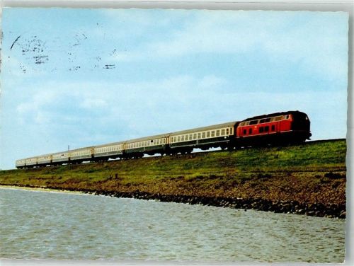 Morsum Eisenbahn auf dem Hindenburgdamm Rubin-Verlag
