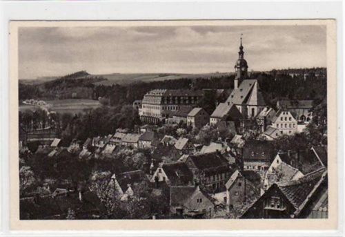 Wechselburg Wechselburg mit Teilansicht und Kirche. Feldpost, mit Stempel von 1941. Gute Erhaltung.