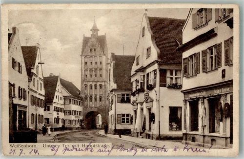 Weißenhorn 1914 Hauptstrasse Unteres Tor