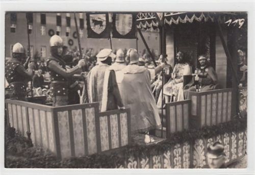 Bautzen Seltene Fotokarte Bautzen. Partie bei der 1000 Jahre Feier mit König beim Festzug ungelaufen Gute Erhaltung.