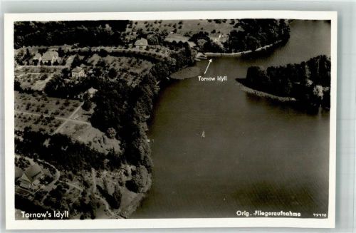 Teupitz 1939 Fliegeraufnahme von Tornows Idyll am Teupitzer See