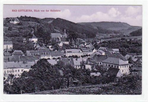 Bad Gottleuba Bad Gottleuba mit Blick von der Heilstätte. Feldpost, mit Stempel von 1916. Gute Erhaltung.