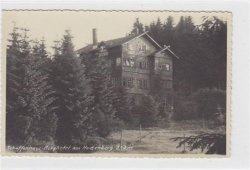 Schöffenhaus Berghotel am Heidenberg / Post Elgersburg ungelaufen Top Erhaltung.