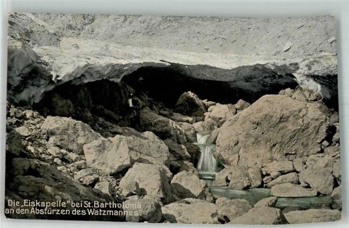St. Bartholomä Eiskapelle an den Abstürzen des Watzmannes