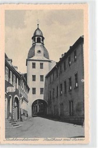 Kirchheimbolanden. ein Stadthaus mit Turm ungelaufen Kleine Beschädigung rechter Rand, sonst gut erhalten