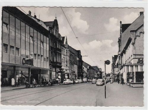 Hilden Hilden. Mittelstraße gelaufen, 1963 kleiner Knick oben rechts und links, sonst gut erhalten