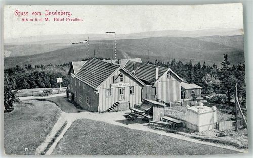 Schmalkalden 1918 Hotel Preußen Inselberg