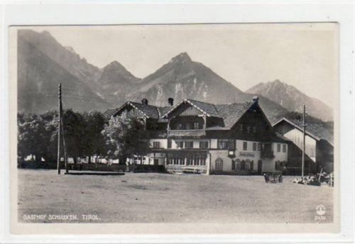 Reutte mit Partie am Gasthaus Schluxen ungelaufen Gute Erhaltung.